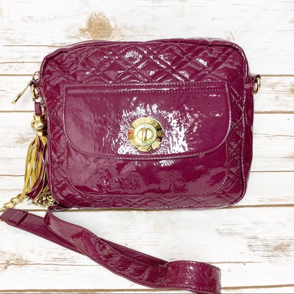 Steve Madden Handbags - Steve Madden Purple Leather Crossbody